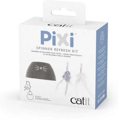 Catit cait - giocattoli per animali - gatto - ca pixi spinner kit aggiornamento 8,5x8,5x4,5cm colori misti - 1pz