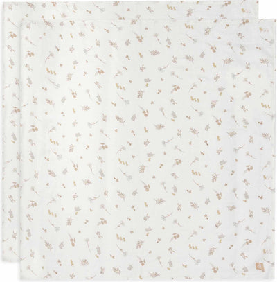 Jollein - panno idrofilo grande 115x115 cm - fasciatoio - cotone morbido - 2 pezzi - riverside