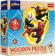 Trefl rompecabezas de madera acción de spider-man - juguetes marvel fsc mix.