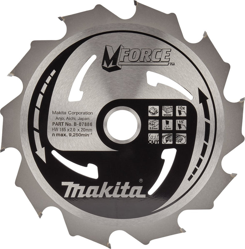 Makita zaagb hout 165x20x10t 15g - b-07886