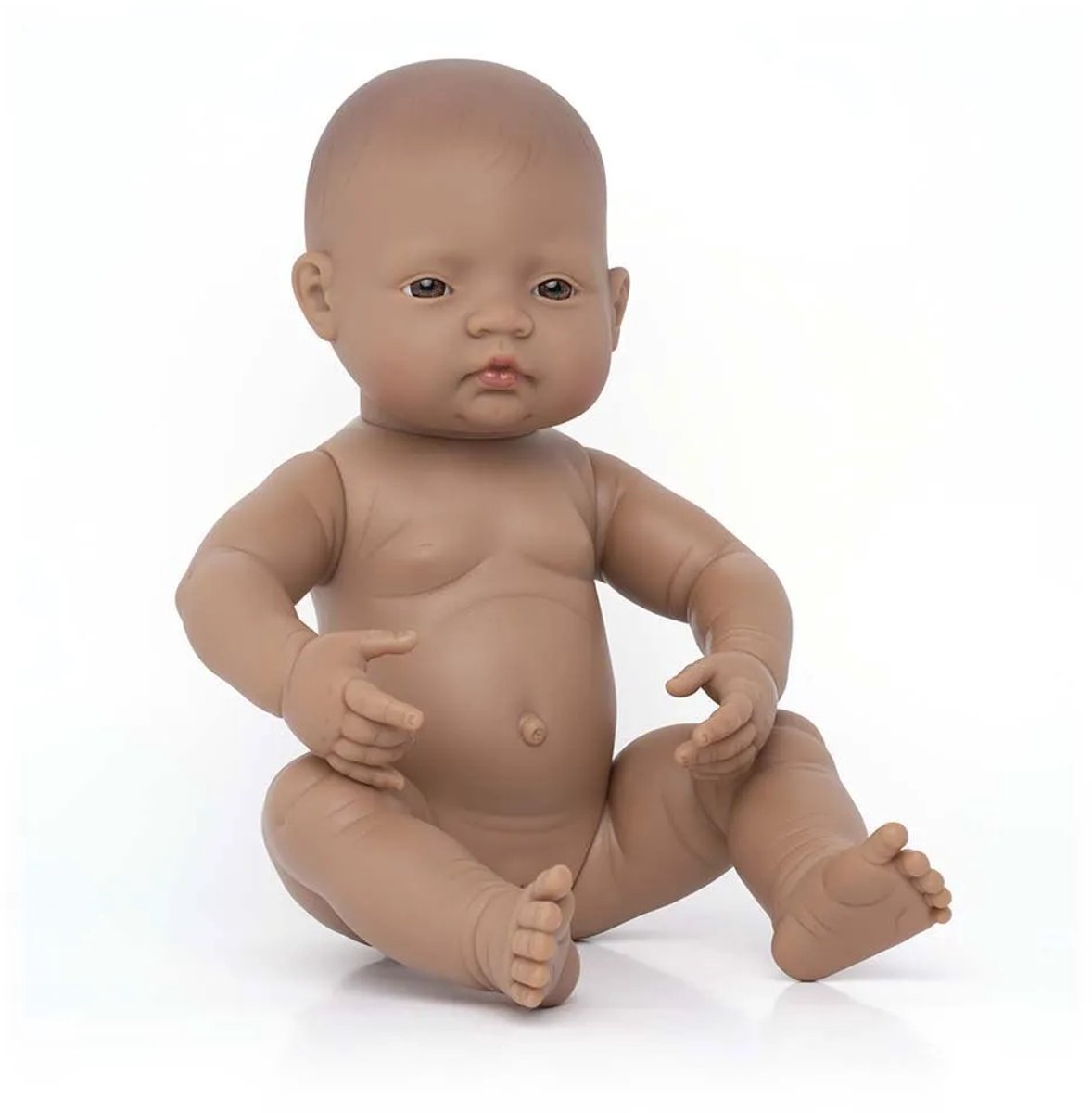 Muñeca bebé Miniland - niña latina 40cm - con aroma a vainilla - resistente al agua - 10 meses