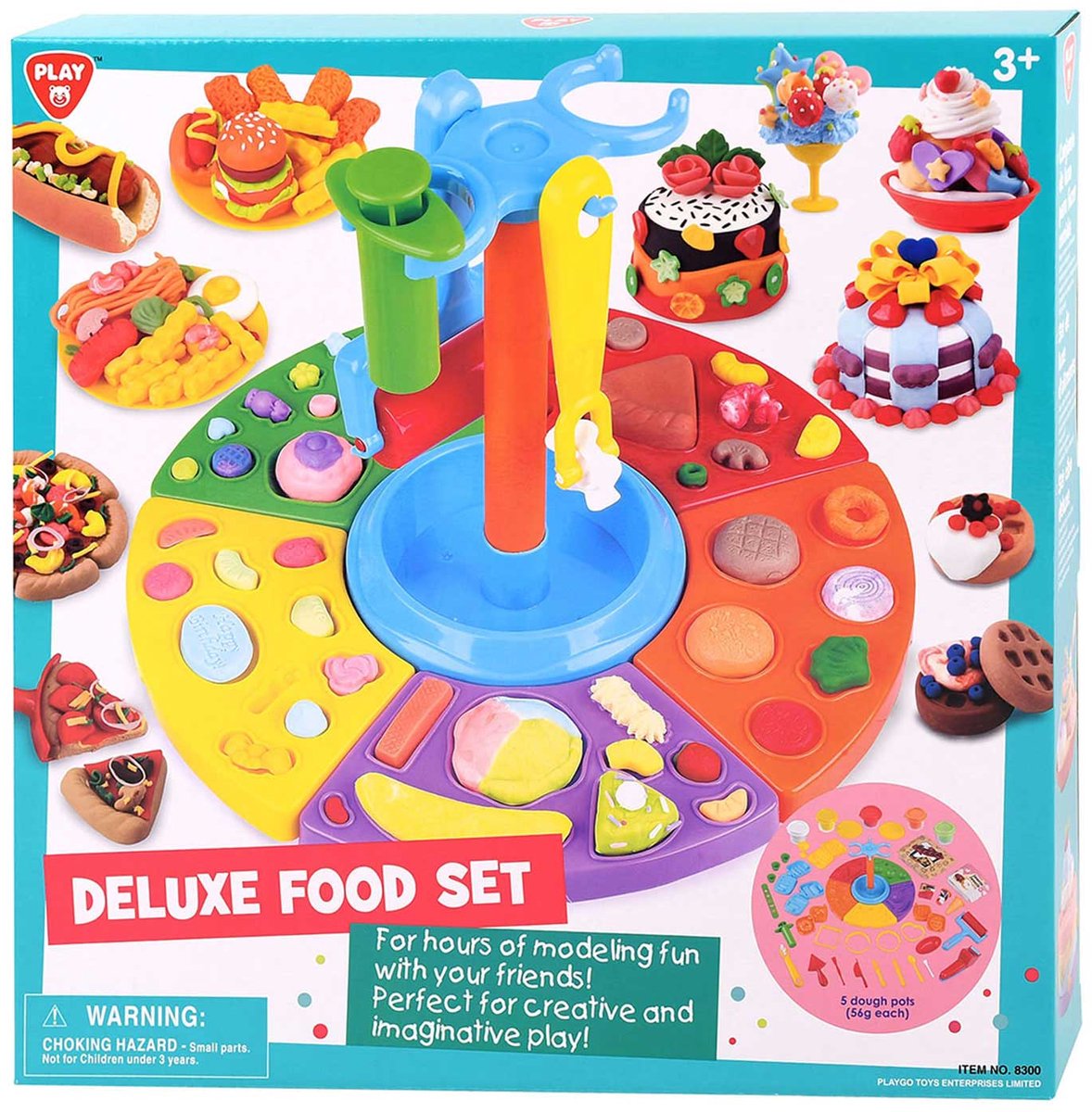 Jugar comida arcilla