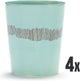 Serax - fiesta ottolenghi - taza de té - azul rojo - 8 ø - 4 piezas