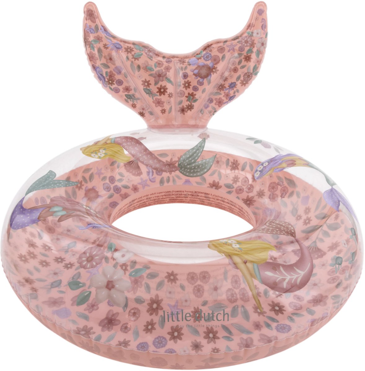 Little dutch | zwemband dreamy mermaid zwemring met staart ø91cm
