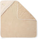 Little dutch badcape - beige - 75 x 75 - newborn naturals - baby bunny