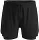 Odlo zeroweight 5 inch 2-in-1 running shorts 2.0 - men - - xl