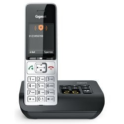 Gigaset dect-telefoon s30852-h3023-b101 gigaset comfort zilver, zwart