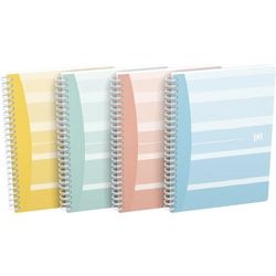 Notebook oxford 400154311 a5 multicolor pack 6 pieces