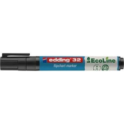 Marcador de rotafolio edding e-32 negro 19 mm (d) x 19 mm (w) x 138 mm (h)