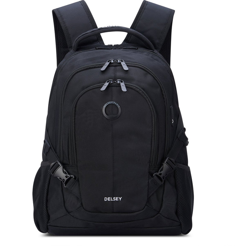 Delsey element backpack navigator – 29 liter – laptoprugzak 15,6 inch – usb-poort – smart-sleeve – black