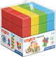 Geomag magicube green line junior riciclato - mattoncini magnetici - 24 pezzi - da 1 anno