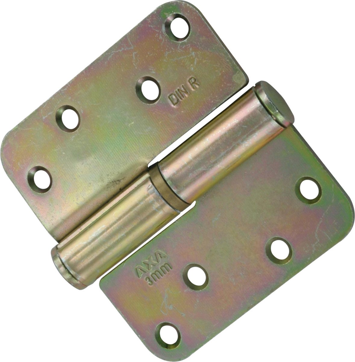 Cerniera Starx zincata a sfera sinistra 89x89 angolo tondo 12033523 - 2 pezzi