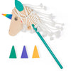 BS Toys Cavallo hobby in legno con unicorno - 4 pezzi.
