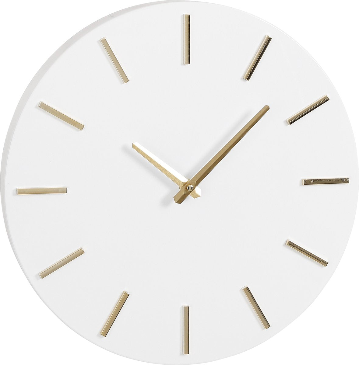 Mica decorations - brixen wall clock - ø36 cm - white