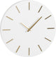 Mica decorations - brixen wall clock - ø36 cm - white