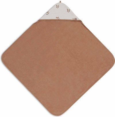 Jollein - mantella da bagno 75x75 cm - asciugamano per bambini con mantellina da bagno, scialle, poncho da bagno - corsa nostalgica