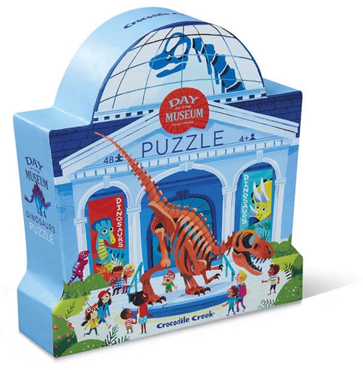 Crocodile Creek - Dino Puzzle - Giornata al Museo - 48 pezzi
