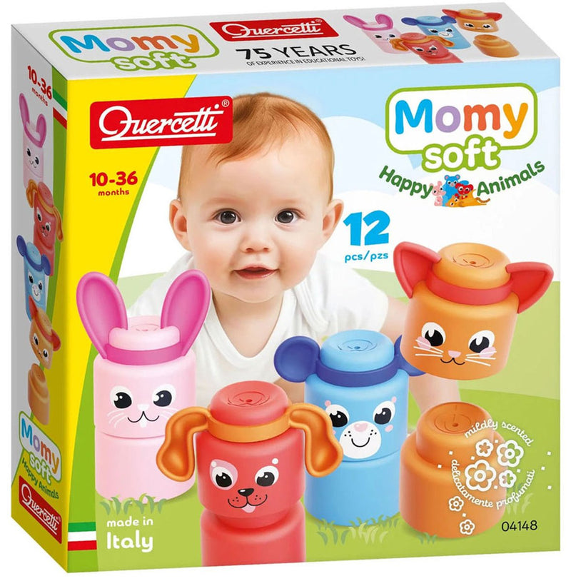 Quercetti momy animales blandos, 12 uds.