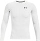 Maglia sportiva da uomo Under Armour UA HG Armor Comp LS-WHT - bianca - nera