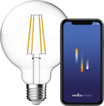 Nordlux g95-light source-smart-filament-e27-clear-2200k 6500k