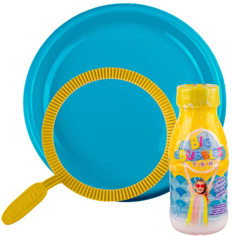 Set per soffiare bolle Tuban: giocattoli da esterno con grandi bolle.