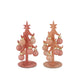 Albero di Natale scintillante nudo 15 cm 2 assortiti