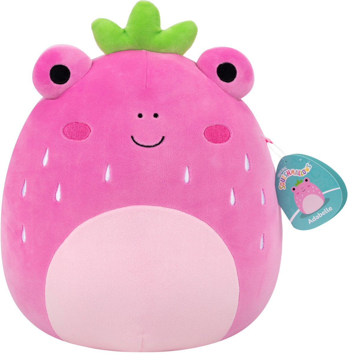 Peluche Jazwares squishmallows - adabelle la rana fresa rosa - 30cm