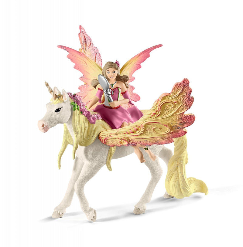 Schleich Bayala - Feya con unicorno Pegaso - personaggio da gioco - giocattoli per bambini e bambine - da 5 a 12 anni - 70568