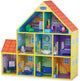Casa de muñecas de madera spectron peppa pig con 9 habitaciones