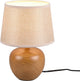 Rl live your light reality luxor - lámpara de mesa - elemento de madera - excl. 1x e14 28 w - interruptor de cable