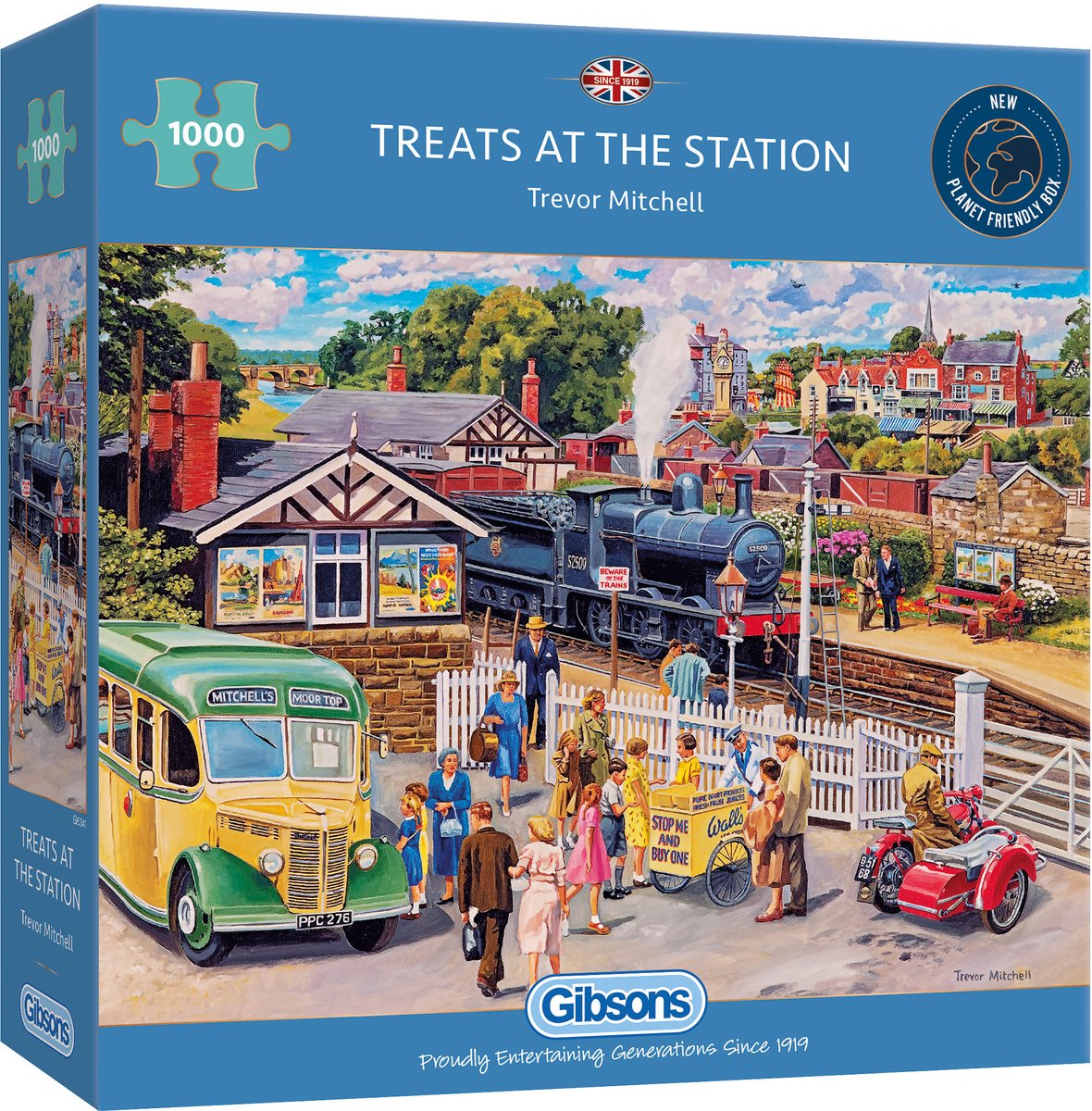 Gibsons - dolcetti alla stazione (di trevor mitchell) - 1000 pezzi 68×49 cm (l×a) - puzzle per adulti