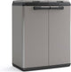 Keter split basic recycling system - 68x39x85 cm - donker grijs zwart
