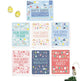Tarjetas de hitos primeras vacaciones (nl) papel 10x15 cm 6 piezas