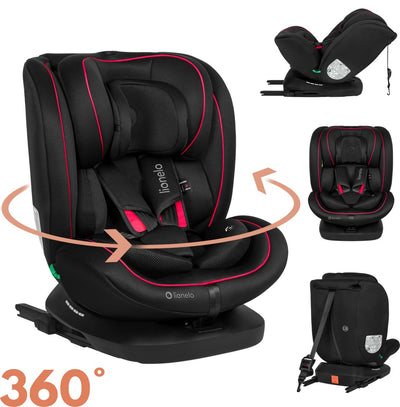 Lionelo Bastiaan - seggiolino auto i-size 4in1 - 360° - isofix - gruppo 0-1-2-3 - 40-105cm