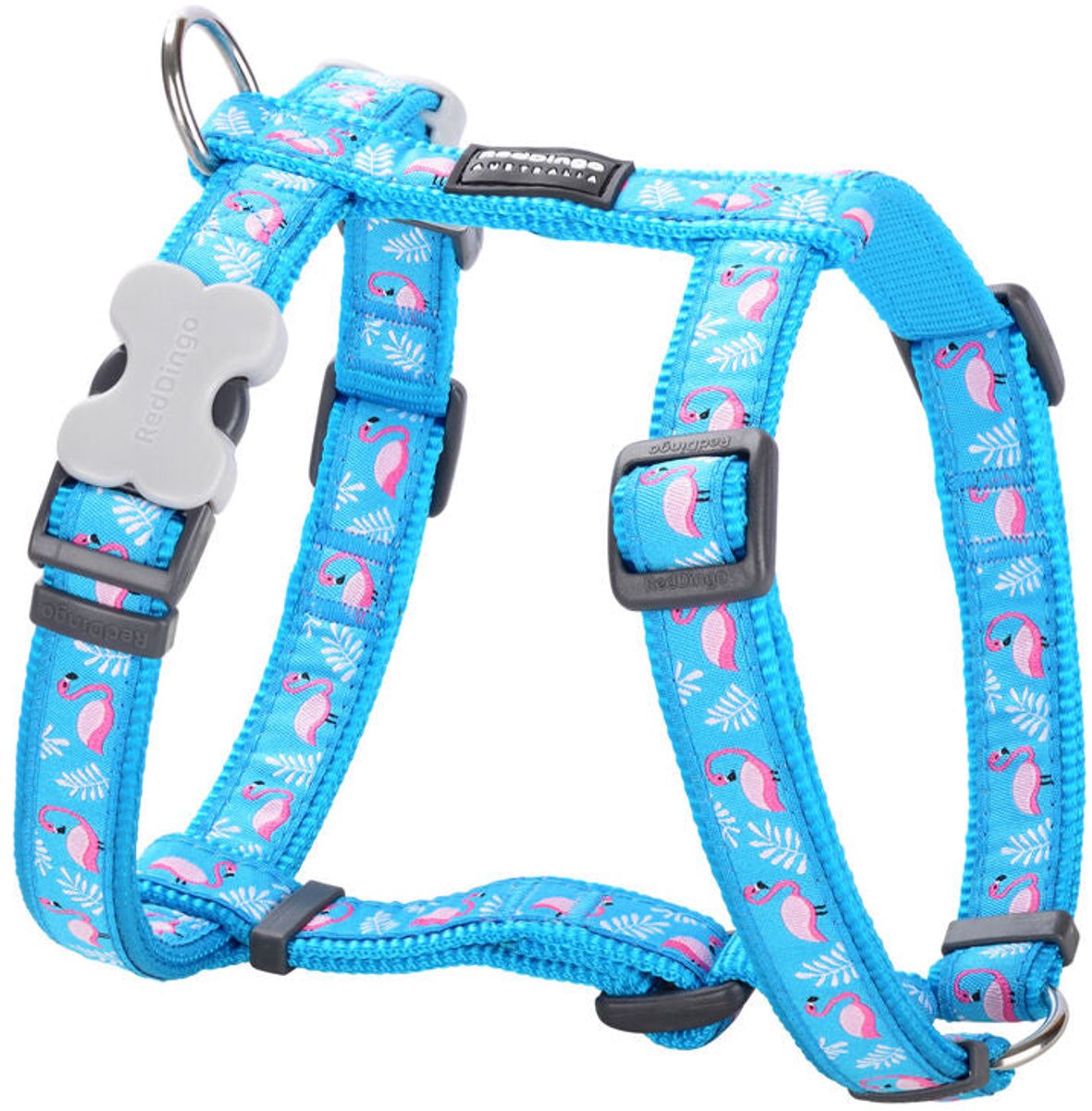 Arnés para perros sin marca sans marque estilo dingo rojo flamenco 36-54 cm turquesa 30-48 cm