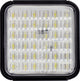 Luz de marcha atrás Carpoint 12 voltios LED 95 x 95 mm blanco