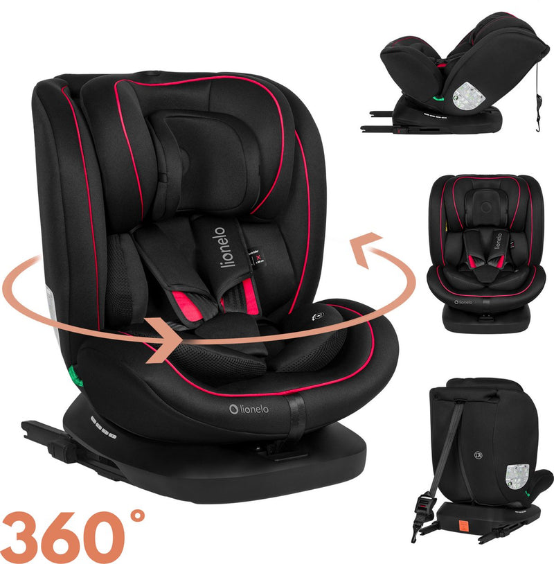 Lionelo Bastiaan - seggiolino auto i-size 4in1 - 360° - isofix - gruppo 0-1-2-3 - 40-105cm