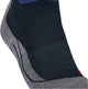 Falke tk2 anti-blaar dik wol functioneel materiaal wandelsokken heren blauw - maat 39-41