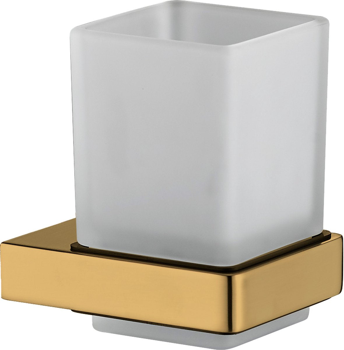 Portavasos Plieger altea – portavasos de baño – montado en la pared – oro cepillado