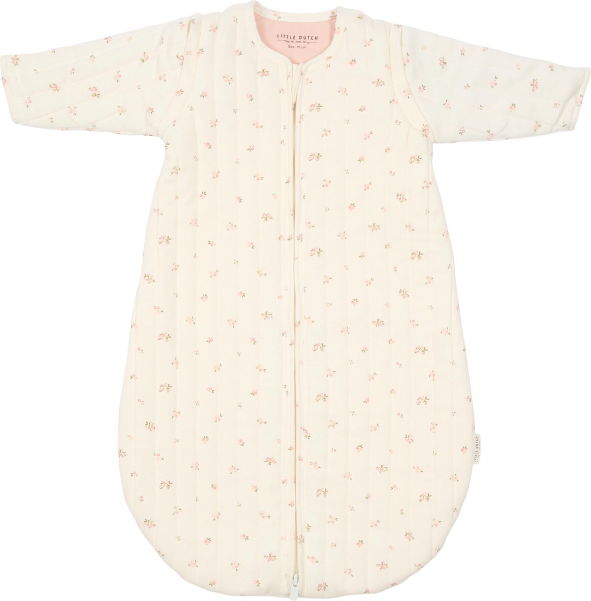 Saco de dormir Little Dutch invierno 90 cm - blanco - tamaño 90 cm - jardín de hadas - flor de hadas