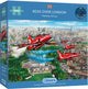 Gibsons - reds over london (di matthew emeny) - 1000 pezzi 68×49 cm (l×a) - puzzle per adulti