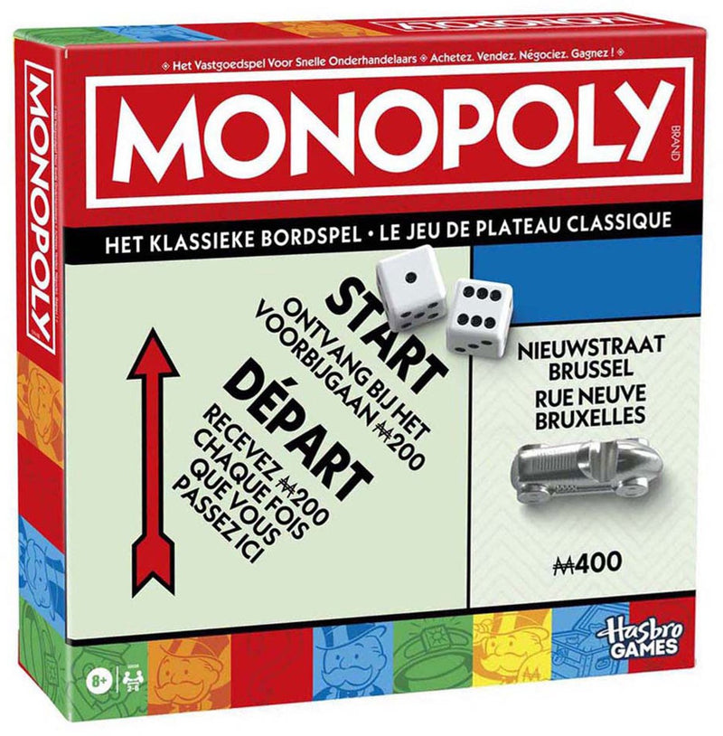 Hasbro Monopoly Classic Nuova Edizione Belgio