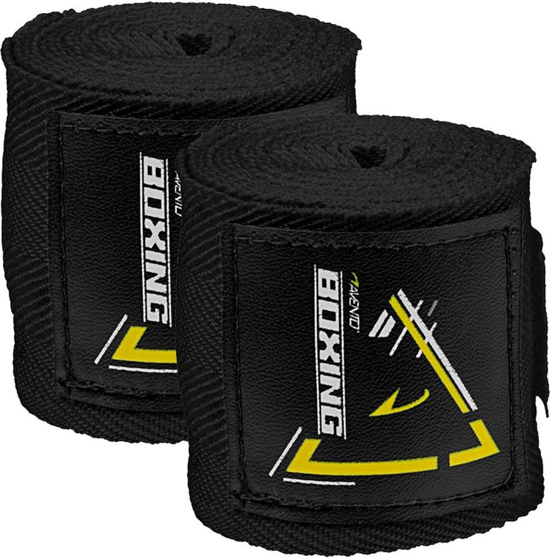 Bende per mani da boxe Avento - set da 2 - 250x5 mm - nere