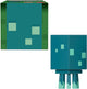 Minecraft mob heads minis - speelfiguur - turquoise