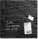 Sigel glass magnetic board - artverum - 48x48cm - anthracite slate - si-gl169