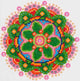 Diamond dotz® mandala de flores de diamante dotz - pintura de diamantes - 3.037 dotz - 25x20 cm
