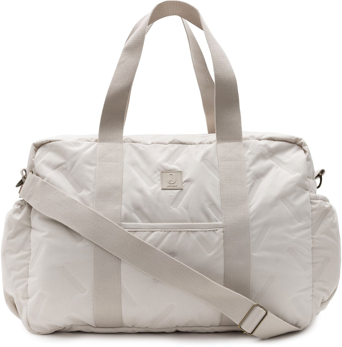 Jollein luiertas - embossed lily - 100% polyester - 42x30cm - sand