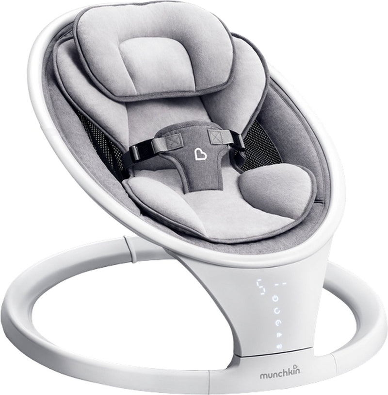 Columpio Munchkin - mecedora para bebé, eléctrica, ligera, Bluetooth - mecedora
