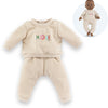Traje de seguimiento de beige de corolle para baby pop, 36 cm