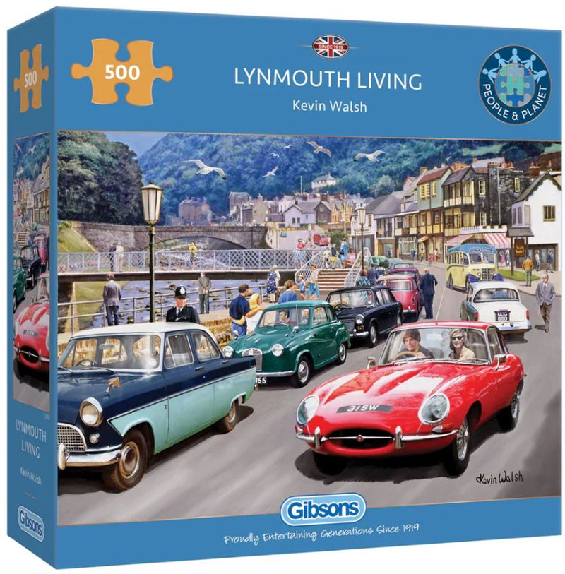 Gibsons - lynmouth living (di kevin walsh) - 500 pezzi 48×34 cm (l×a) - puzzle per adulti